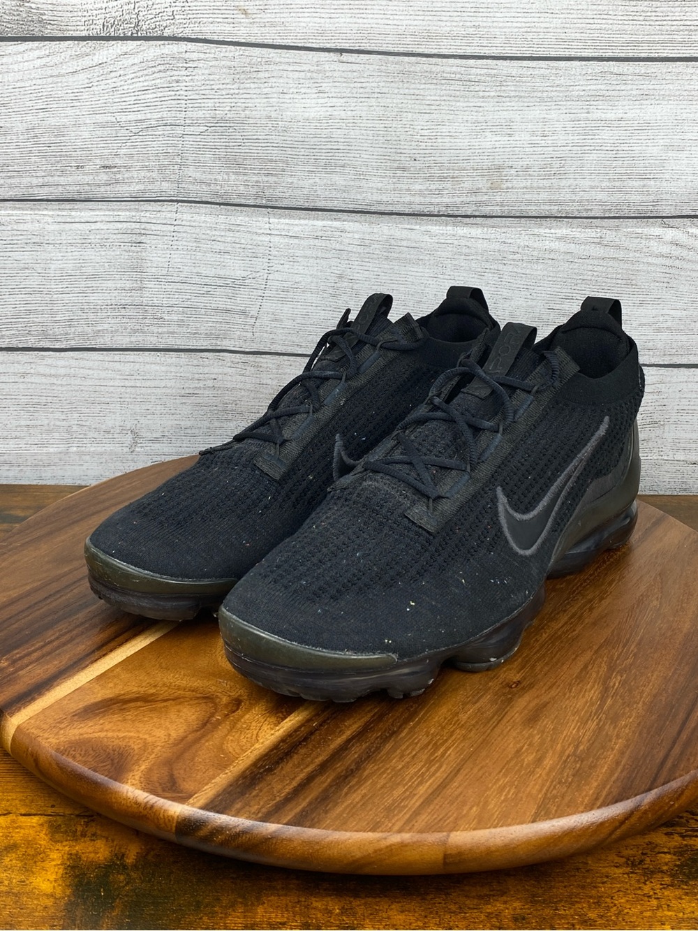 Nike Air VaporMax 2021 FK Black Anthracite Men’s Shoe DH4084-001 Sneaker Size 14 - Picture 2 of 12